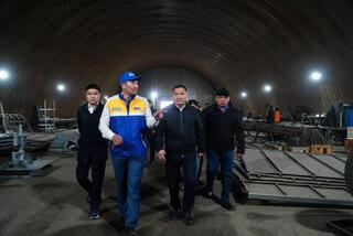 Аким Акмолинской области ознакомился с агропроектами региона Аким Акмолинской области ознакомился с агропроектами региона