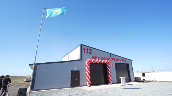 В Павлодарской области открыли новый пожарный пост