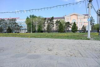 В Семее начались работы по реконструкции центральной площади