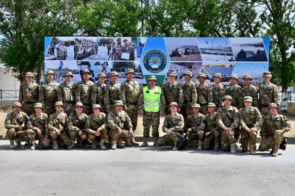 Выпускники вузов начали двухлетнюю службу в армии Казахстана