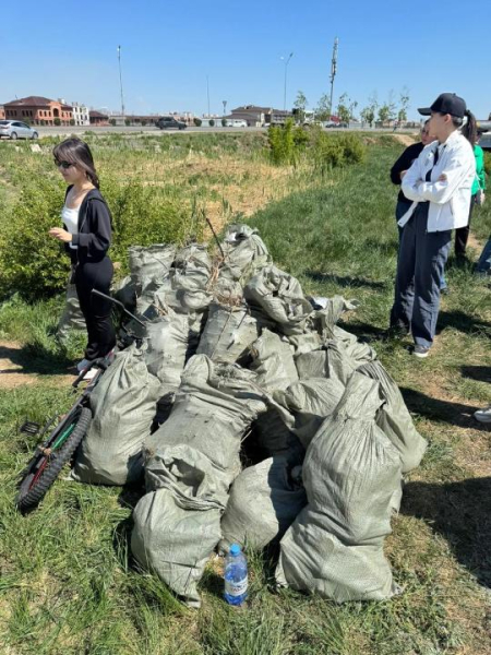 Таза Қазақстан: более 100 тысяч человек вышли на субботник в Астане Таза Қазақстан: более 100 тысяч человек вышли на субботник в Астане