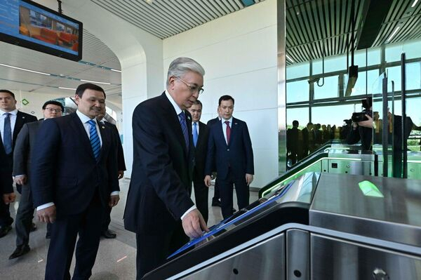 Токаев запустил работу Astana LRT 