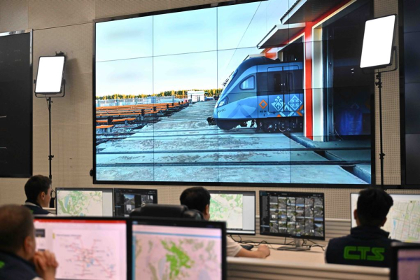Токаев стал первым пассажиром Astana LRT
