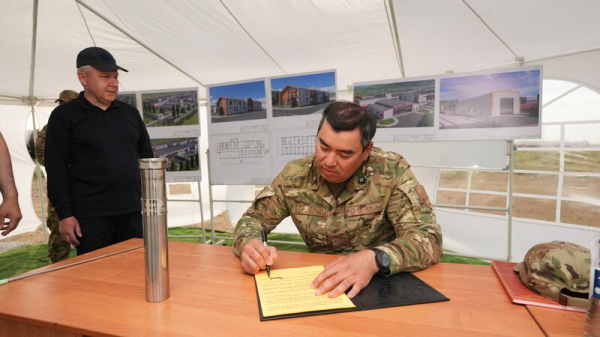 В Туркестанской области дан старт строительству базы хранения государственного материального резерва В Туркестанской области дан старт строительству базы хранения государственного материального резерва