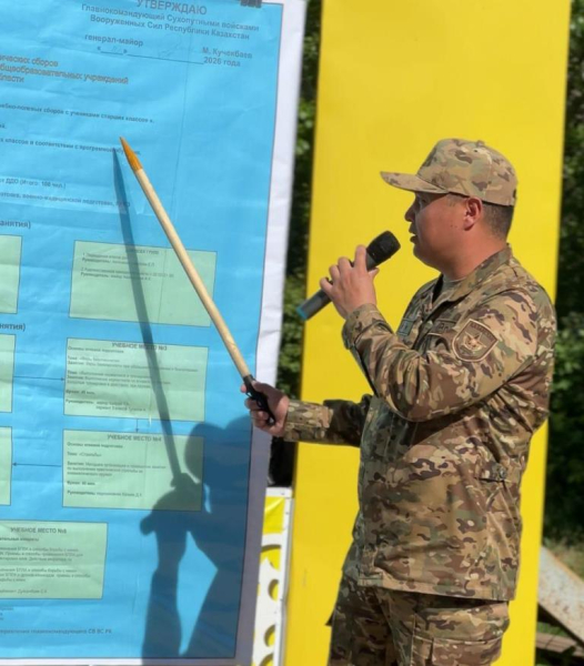 В регионах Казахстана проходят учебно-методические сборы для преподавателей НВП