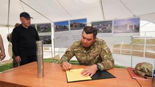 В Туркестанской области дан старт строительству базы хранения государственного материального резерва В Туркестанской области дан старт строительству базы хранения государственного материального резерва