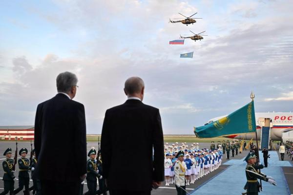 Владимир Путин прибыл в Казахстан с государственным визитом