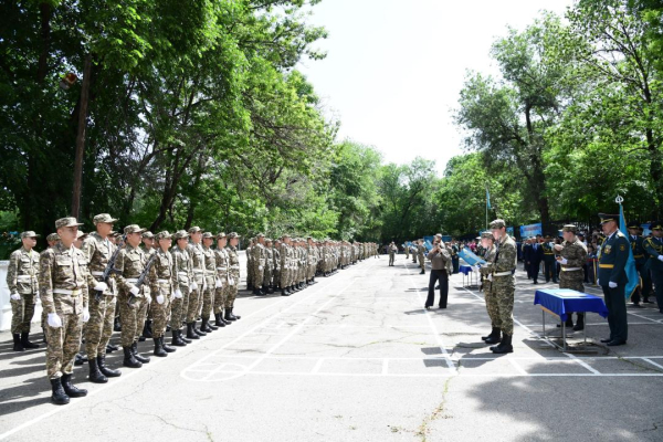 В Алматы прошли показательные выступления КНБ и полиции