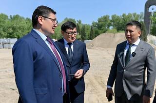 В Семее активно ведется строительство Площади государственных символов В Семее активно ведется строительство Площади государственных символов