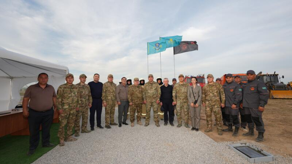 В Туркестанской области дан старт строительству базы хранения государственного материального резерва В Туркестанской области дан старт строительству базы хранения государственного материального резерва