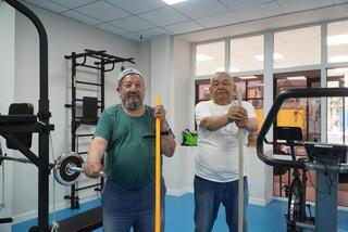 Марат Ахметжанов встретился с председателем центрального совета ветеранов РК