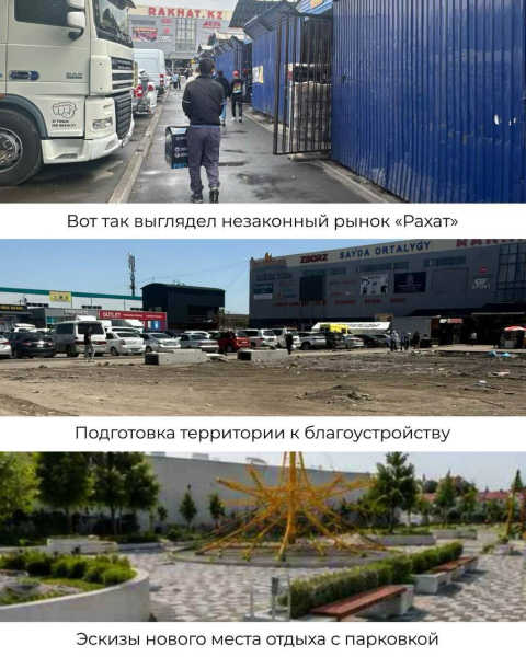 Что появится на месте бывшего рынка &laquo;Рахат&raquo; в Алматы