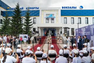 Железнодорожный вокзал Курорт-Боровое открыт после масштабной модернизации