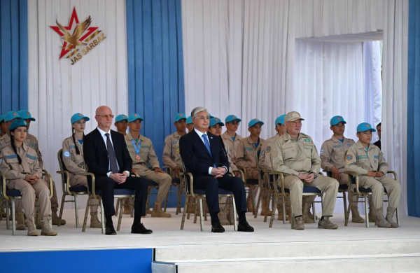 Глава государства выступил на ХІI международном военно-патриотическом сборе молодежи &laquo;Айбын&raquo;