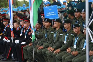 Глава государства выступил на ХІI международном военно-патриотическом сборе молодежи &laquo;Айбын&raquo;