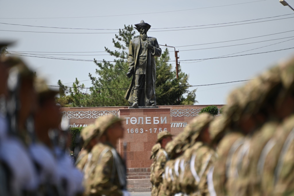 В Сарыагаше состоялась церемония принятия Военной присяги