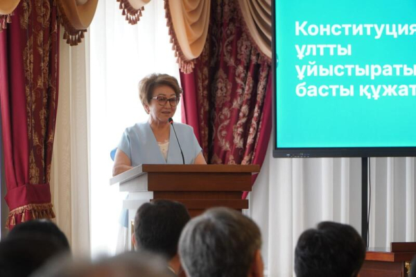 В Акмолинской области прошло заседание актива, посвященное вступлению в законную силу новой Конституции Республики Казахстан В Акмолинской области прошло заседание актива, посвященное вступлению в законную силу новой Конституции Республики Казахстан