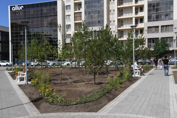 Ко Дню Астаны в районе Нура открыли новые скверы и спортивные площадки Ко Дню Астаны в районе Нура открыли новые скверы и спортивные площадки