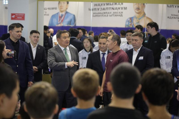 В Акмолинской области впервые открыли специализированный зал борьбы на базе школы В Акмолинской области впервые открыли специализированный зал борьбы на базе школы