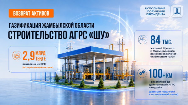 Возвращенные активы направили на газификацию региона Возвращенные активы направили на газификацию региона
